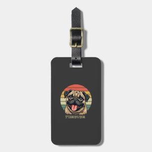 Etiqueta Para Maletas Amar Pug Por Siempre � Diseño De Amante De Pug Lin