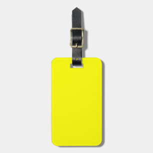 Etiqueta Para Maletas Amarillo sólido