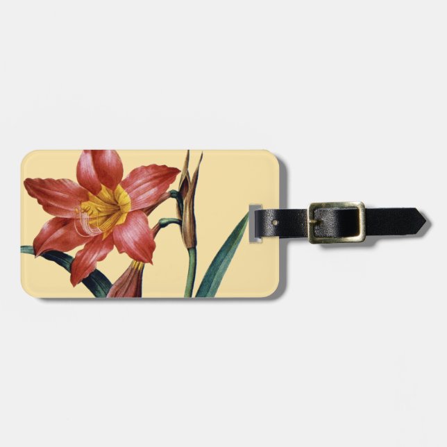 Etiqueta Para Maletas Amaryllis (Frente Horizontal)