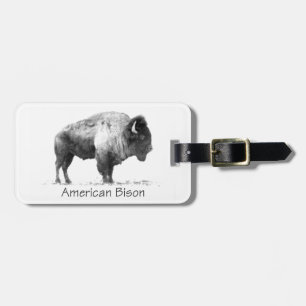 Etiqueta Para Maletas American Bison