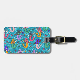 Etiqueta Para Maletas Amigos de Mermaid