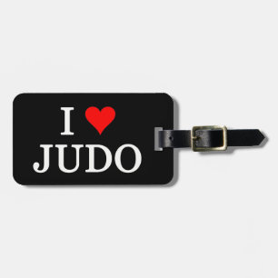 Etiqueta Para Maletas Amo a Judo