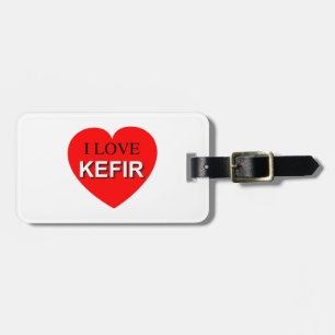 Etiqueta Para Maletas Amo a Kefir