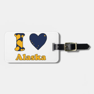 Etiqueta Para Maletas Amo Alaska
