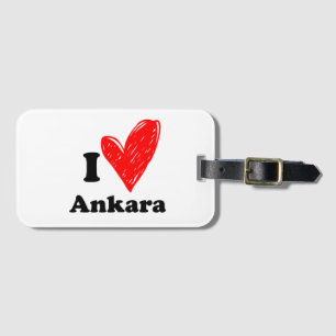 Etiqueta Para Maletas Amo Ankara