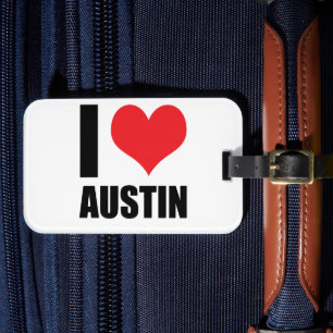 Etiqueta Para Maletas Amo Austin