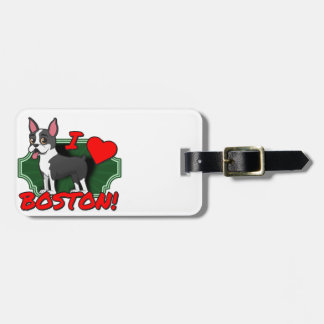 Etiqueta Para Maletas Amo Boston