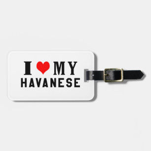 Etiqueta Para Maletas Amo mi Havanese