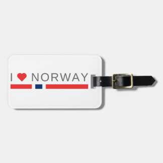 Etiqueta Para Maletas Amo Noruega