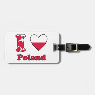 Etiqueta Para Maletas Amo Polonia