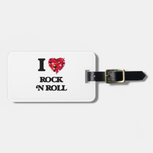 Etiqueta Para Maletas Amo rock-and-roll