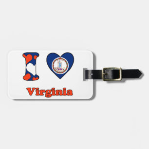 Etiqueta Para Maletas Amo Virginia