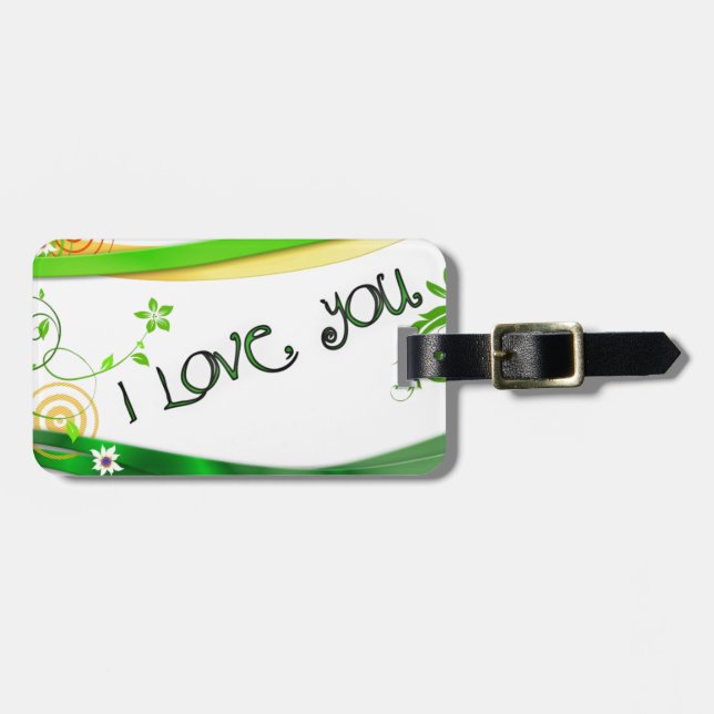 Etiqueta Para Maletas Amor (Frente Horizontal)