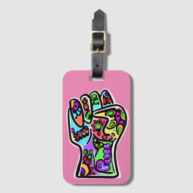 ETIQUETA PARA MALETAS AMOR (Anverso vertical)