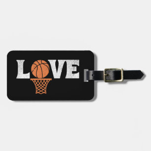 Etiqueta Para Maletas Amor al básquetbol