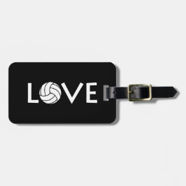 Etiqueta Para Maletas Amor al voleibol