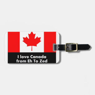 Etiqueta Para Maletas Amor Canadá de Eh a la zeta