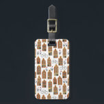 Etiqueta Para Maletas Ámsterdam Casas Holandesas Tulips Patrón de bicicl<br><div class="desc">Decora tu cocina con esta increíble etiqueta de bolso. ¡Hace un gran regalo para el viajero! Puede personalizar y añadir texto al reverso también, o su monograma al frente. No olvide echar un vistazo a todas las opciones de color. Revisa mi tienda por muchos más colores y patrones, además de...</div>