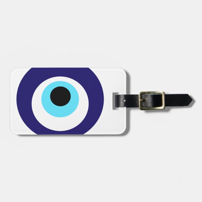 Etiqueta Para Maletas Amuleto de Nazar (Frente Horizontal)