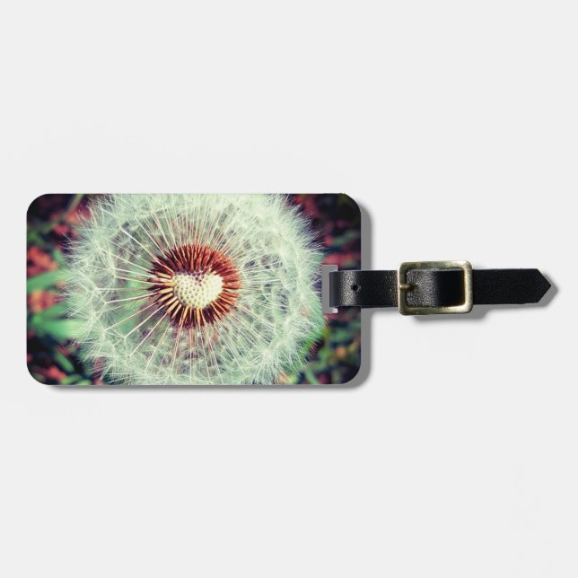 Etiqueta Para Maletas Amuleto diente de león (Frente Horizontal)