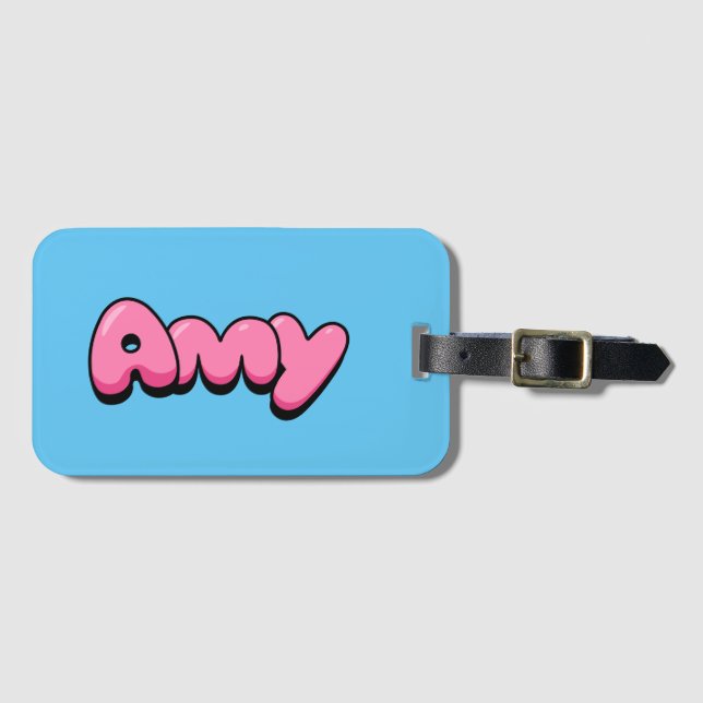 Etiqueta Para Maletas Amy (Anverso horizontal)