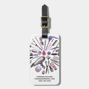 Etiqueta Para Maletas Añada su diseño conocido del círculo del