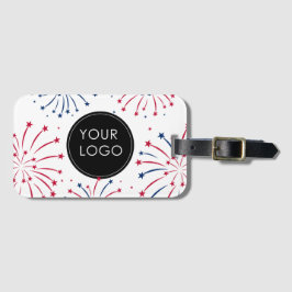 Etiqueta Para Maletas Añadir el logotipo Empresa de negocios 4 de julio