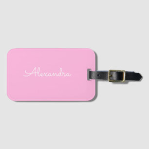Etiqueta Para Maletas Añadir nombre personalizado simple moderno