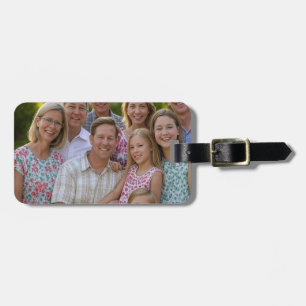 Etiqueta Para Maletas Añadir Personalizar de fotografía de Reunión Famil