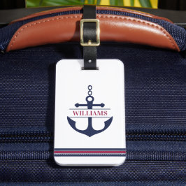 Etiqueta Para Maletas Anchor Monogramado