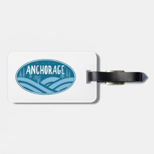 Etiqueta Para Maletas Anchorage Alaska Outdoor