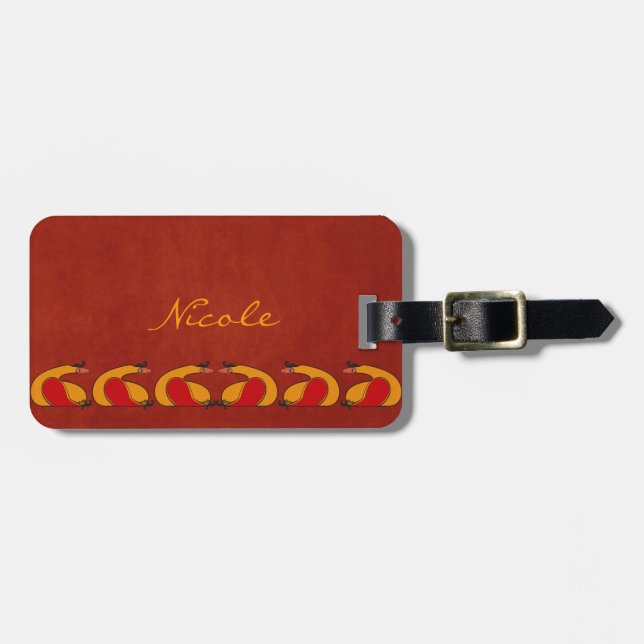 Etiqueta Para Maletas Andean Lazy Bird (Frente Horizontal)