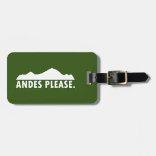 Etiqueta Para Maletas Andes Please