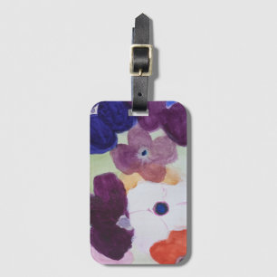 Etiqueta Para Maletas Anemones de primavera