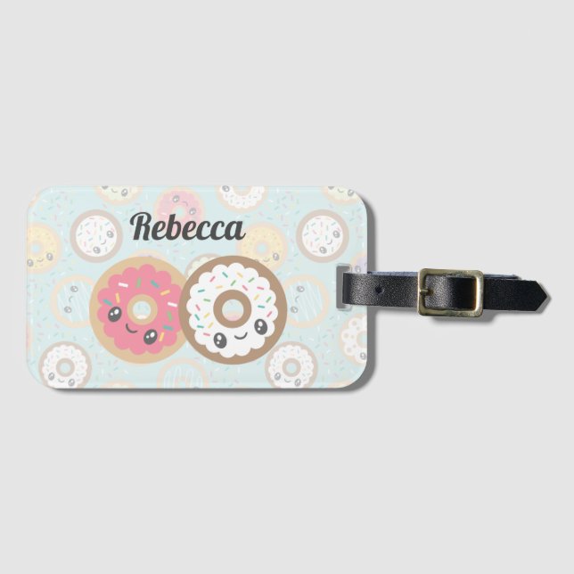 Etiqueta Para Maletas Anillos de espuma dulces (Anverso horizontal)
