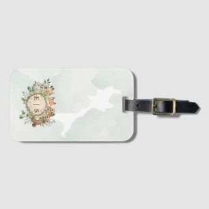 Etiqueta Para Maletas Animales Cute Woodland