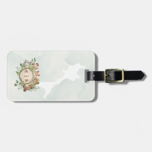 Etiqueta Para Maletas Animales Cute Woodland