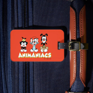 Etiqueta Para Maletas Animaniacs Gráfico de Warner Siblings "No Evil"