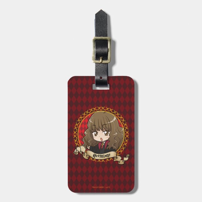Etiqueta Para Maletas Anime Hermione Granger (Frente Vertical)