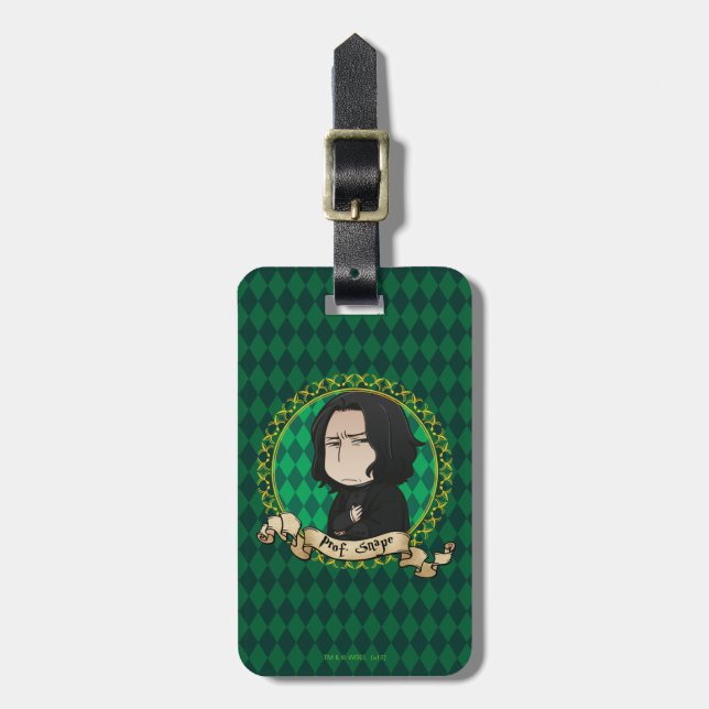 Etiqueta Para Maletas Anime Professor Snape (Frente Vertical)