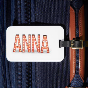 Etiqueta Para Maletas Anna Marquee Lights