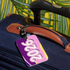 Etiqueta Para Maletas año de viaje 2026