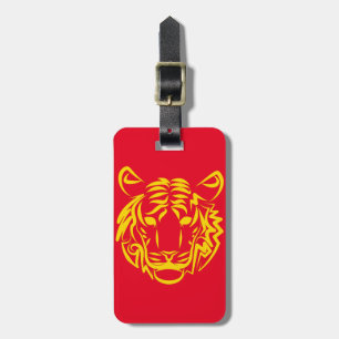 Etiqueta Para Maletas Año del Tigre