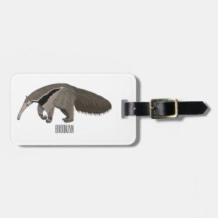 Etiqueta Para Maletas Anteater personalizado ilustracion