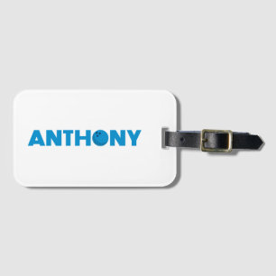 Etiqueta Para Maletas Anthony bowling