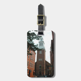 Etiqueta Para Maletas Antigua Iglesia del Norte en Boston Easy ID Person