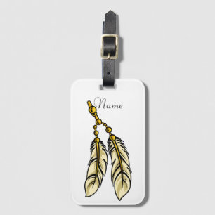Etiqueta Para Maletas Apache Feathers Thunder_Cove