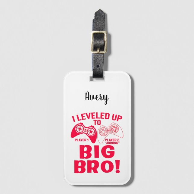 ETIQUETA PARA MALETAS "¡APAREZCO HASTA GRAN BRO! (Anverso vertical)