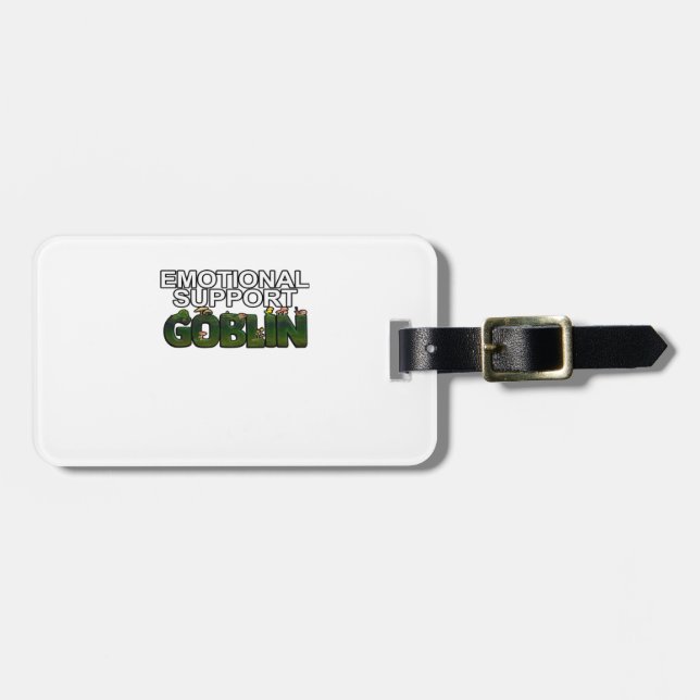 Etiqueta Para Maletas Apoya Goblin Clásico (Frente Horizontal)