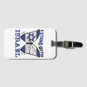 Etiqueta Para Maletas Apoyar a Israel - Yo apoyo a Israel